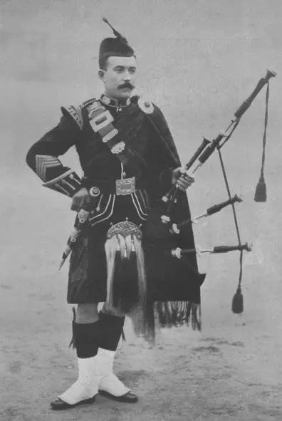 A pipe major of the Argyll and Sutherland Highlanders A pipe major of the Argyll and Sutherland Highlanders