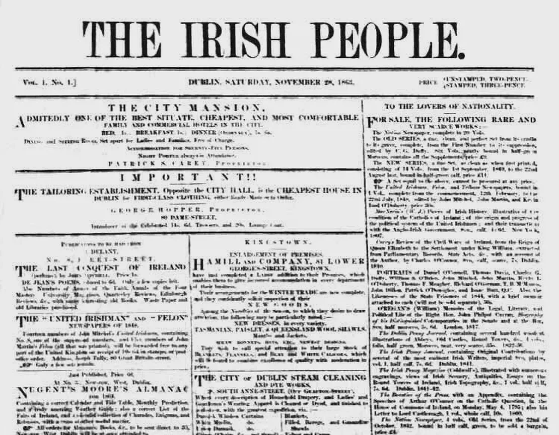Foundation of the Fenian newspaper, Irish People